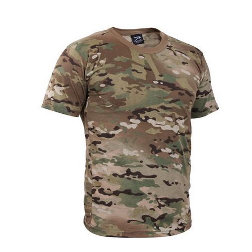Custom Printed Rothco Multicam T-Shirt - 6286